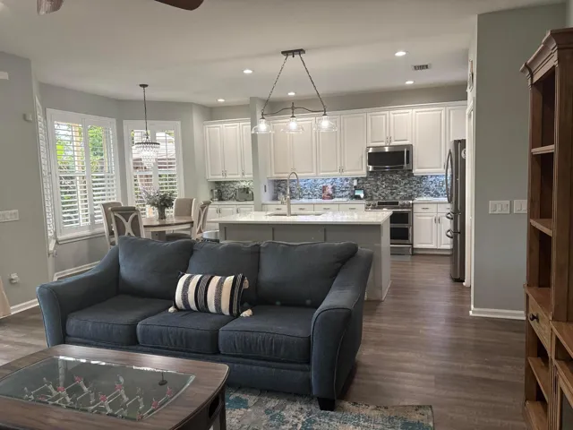Kitchen and Family Room