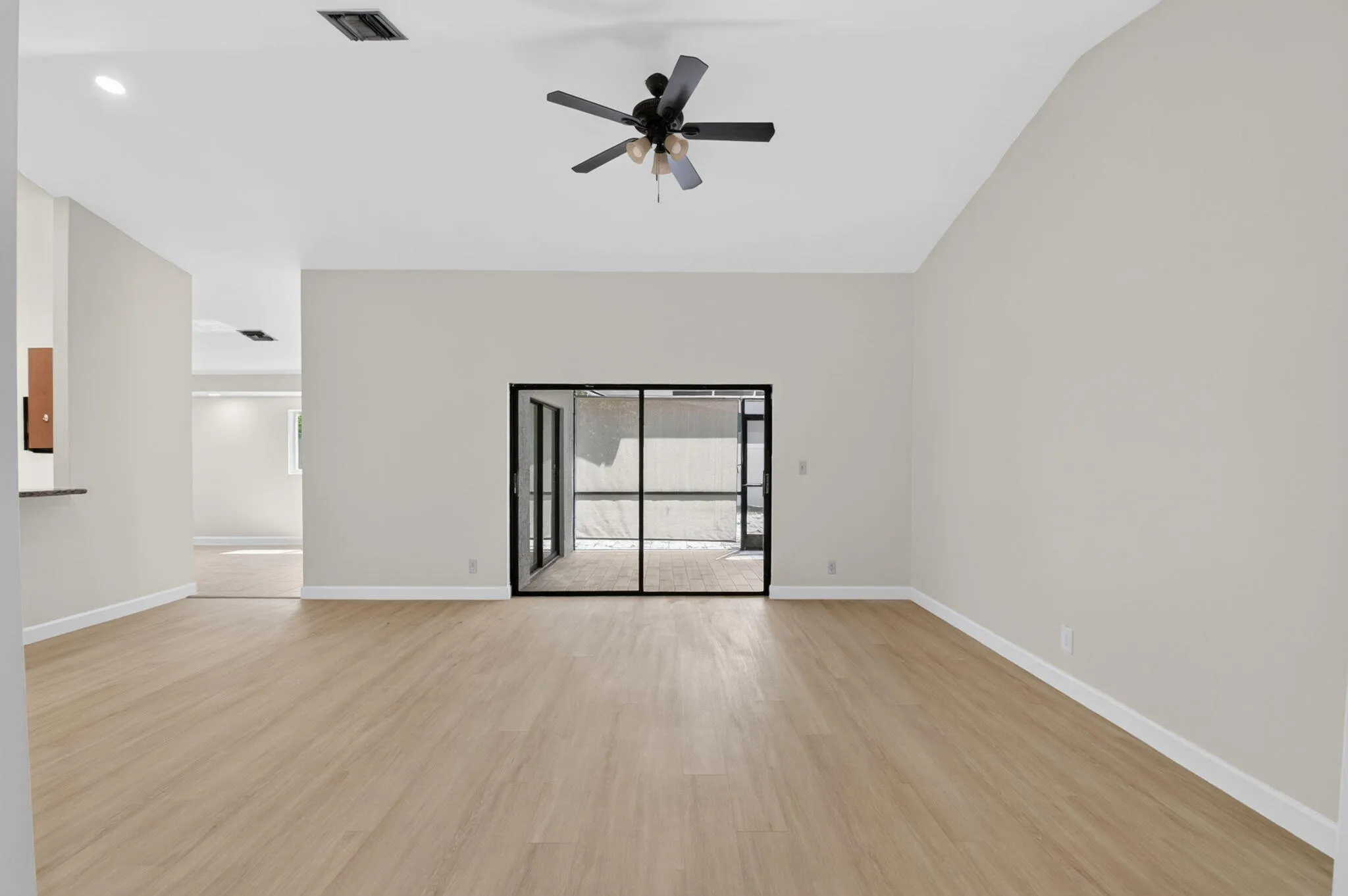 Great space and new floors.