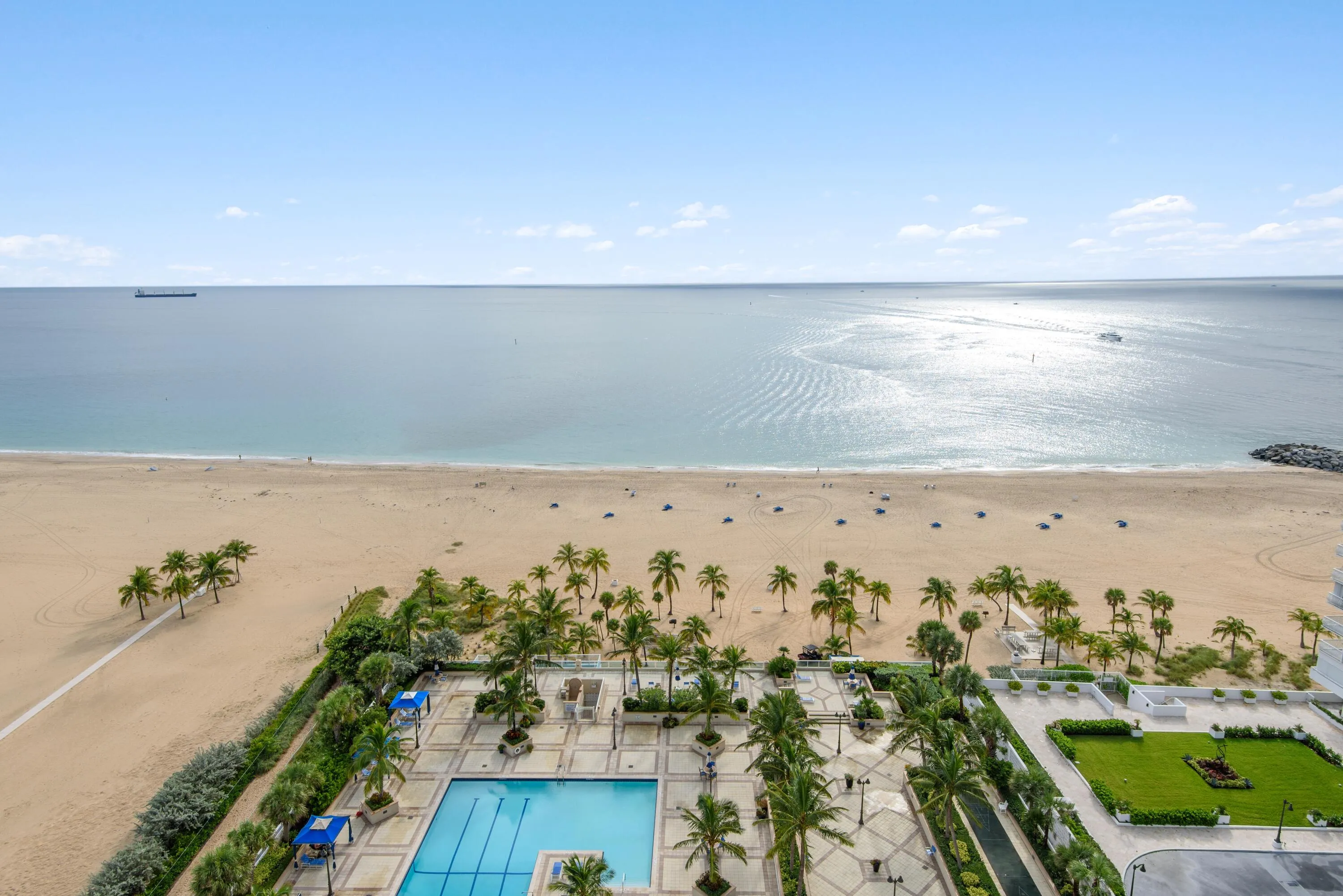 Beach Front heated Pool