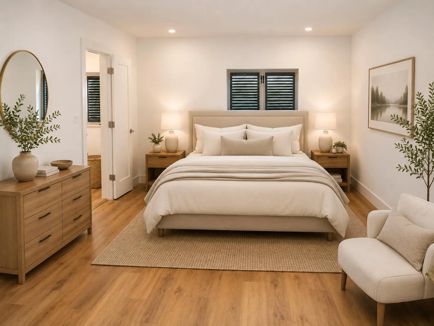 Master Bedroom 4 staged