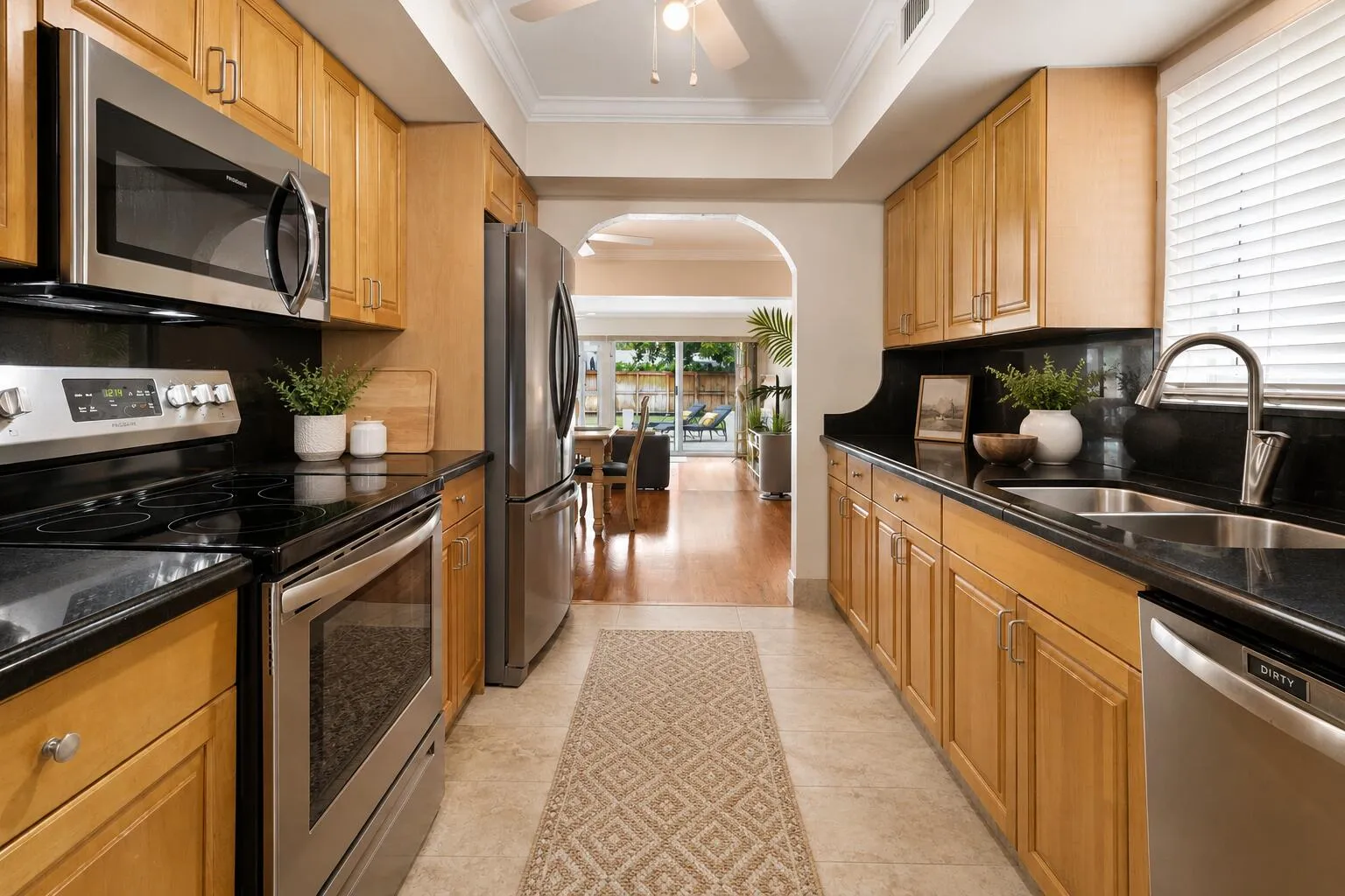 Virtually Staged Kitchen