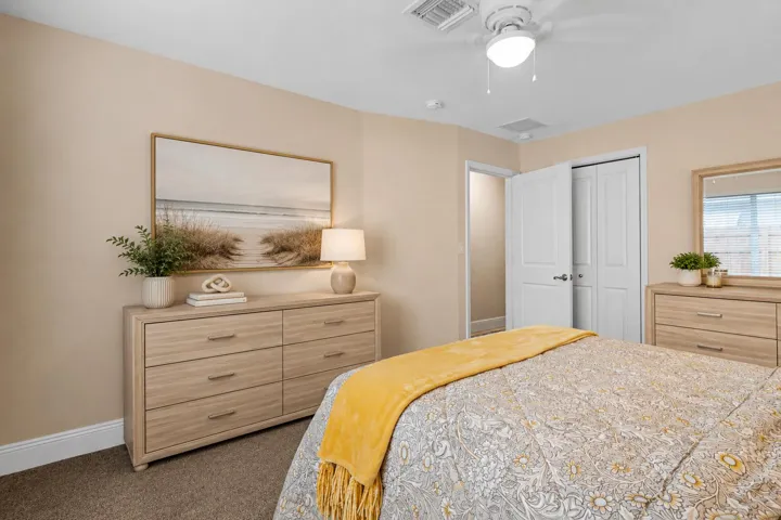 Virtually Staged Guest Bed