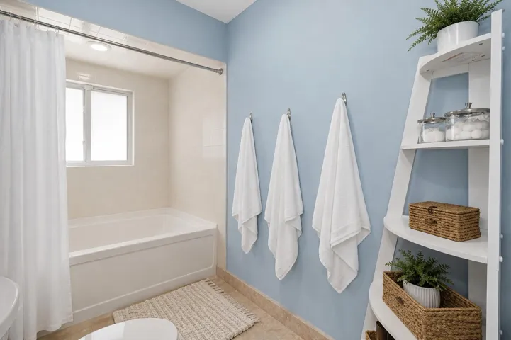 Virtually Staged Guest Bath