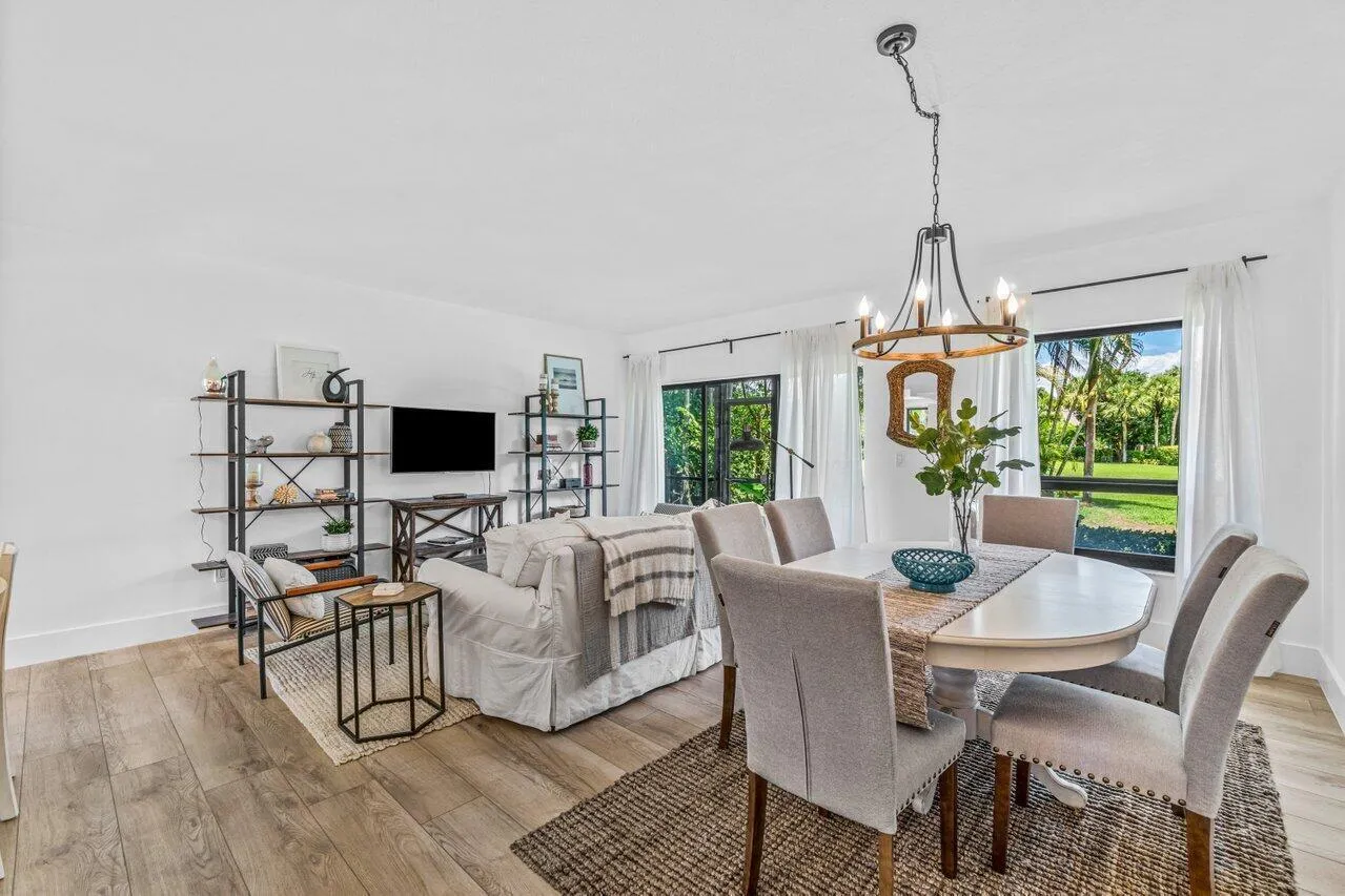 Living and dining area