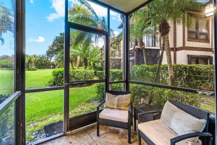 Studio patio view