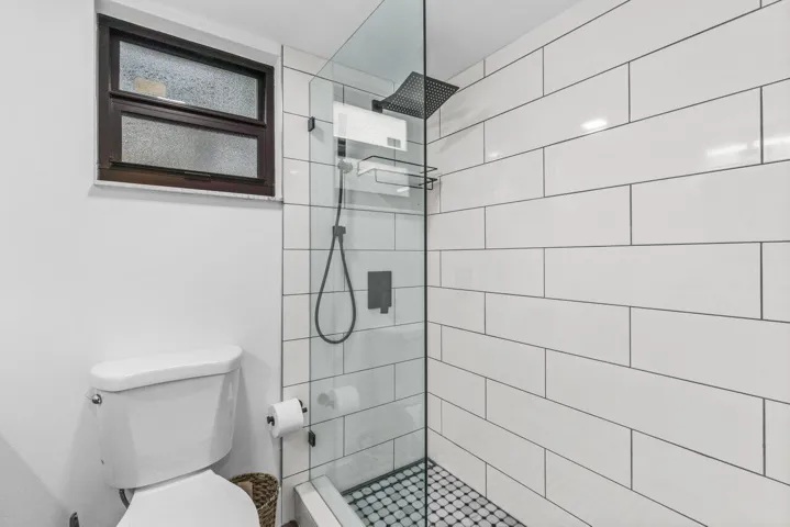Studio shower view