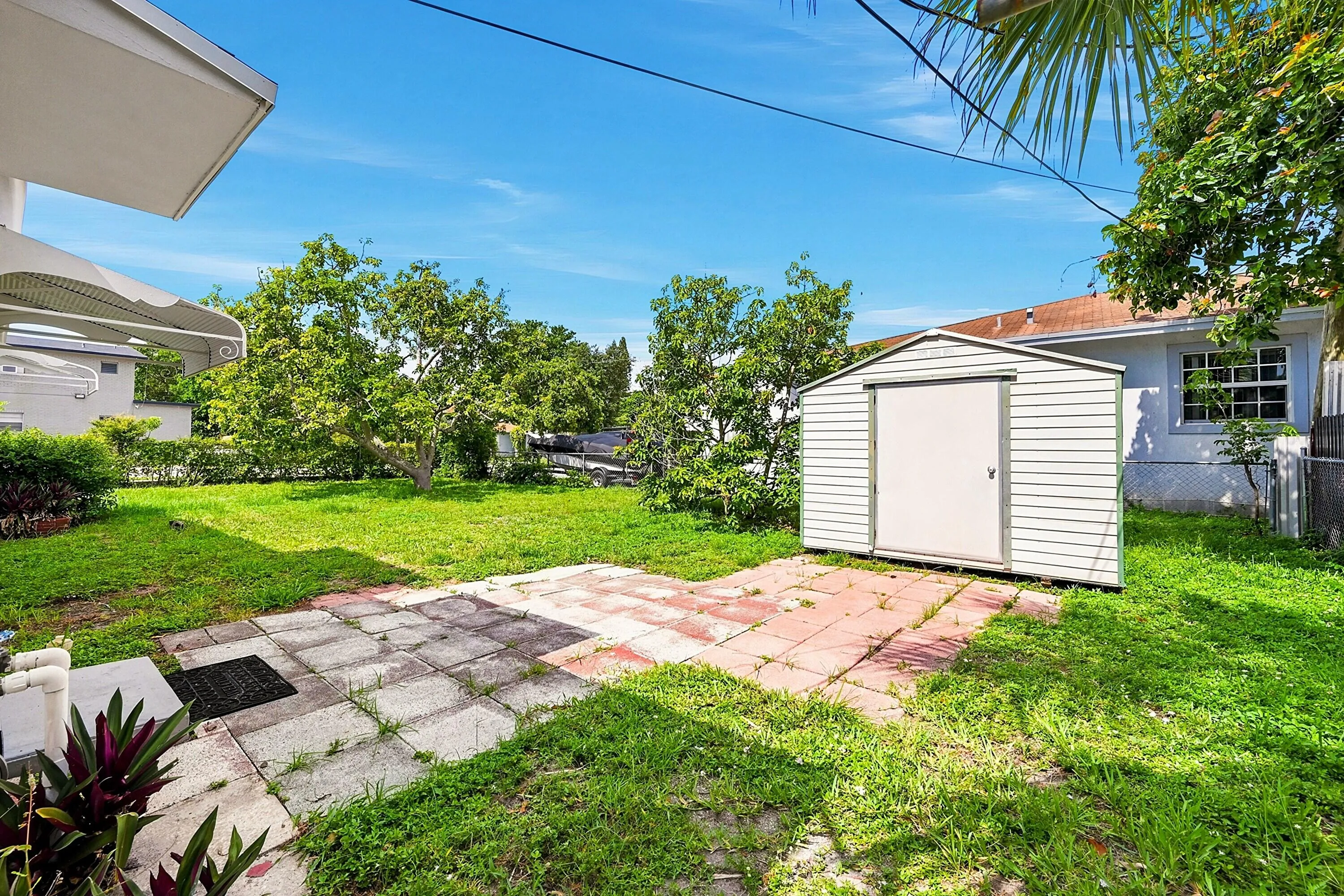 Fenced Yard on one of the largest corner lots