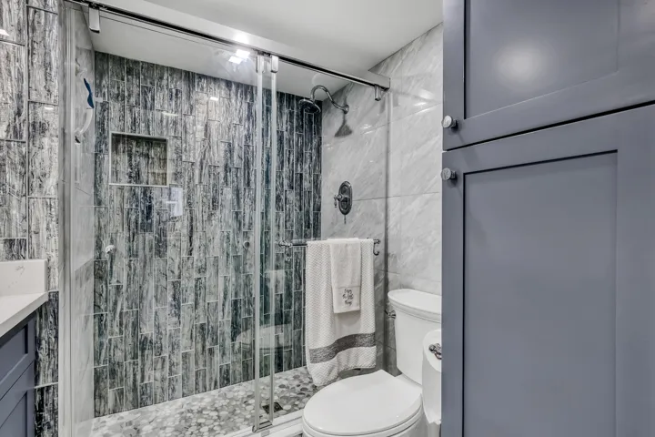 Primary walk in shower