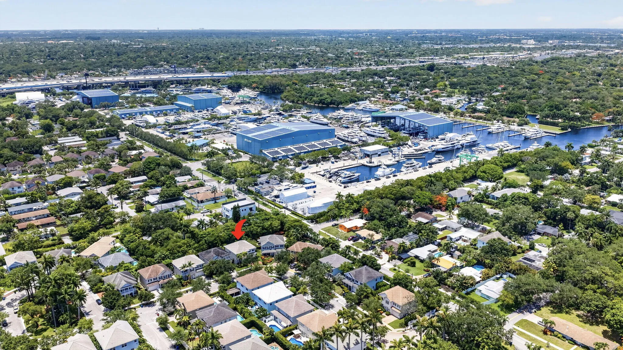 Yot restaurant & Lauderdale Marina Center pictured in the background