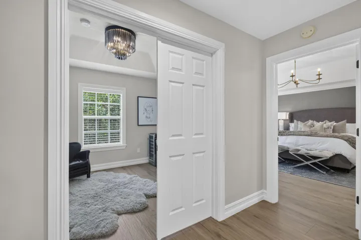 4th bedroom with french doors