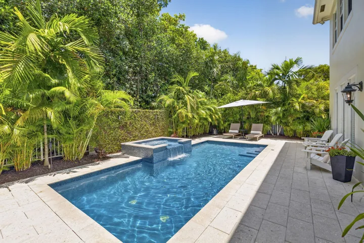 PRIVATE, CUSTOM, RELAXING POOL AREA