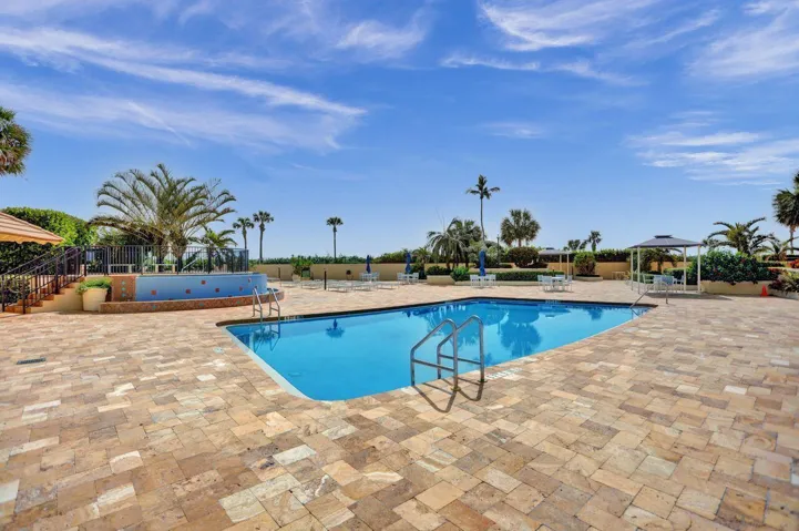 Heated pool right off the patio