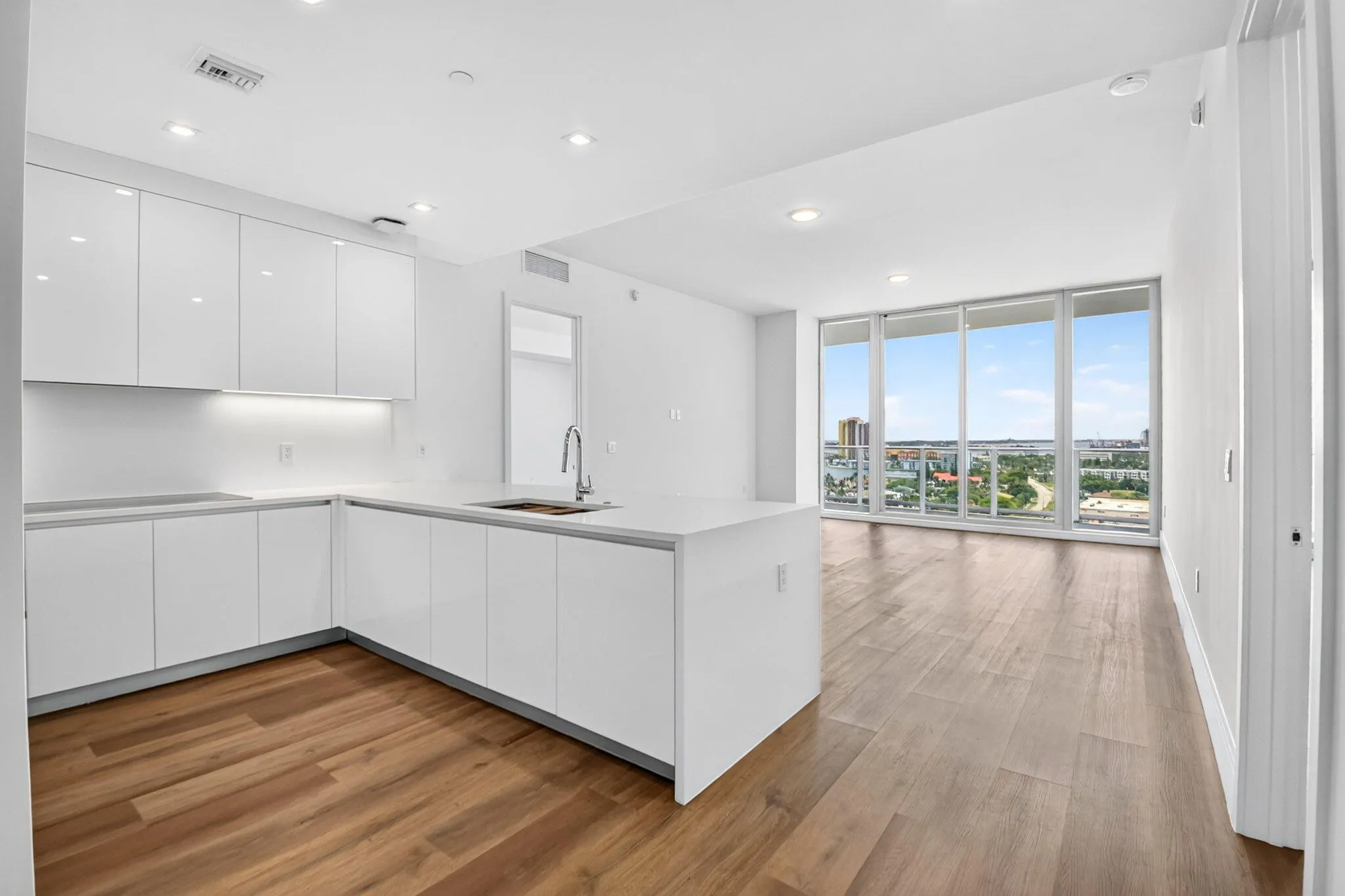 Kitchen and Living Area