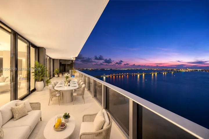 Balcony Evening - Staged
