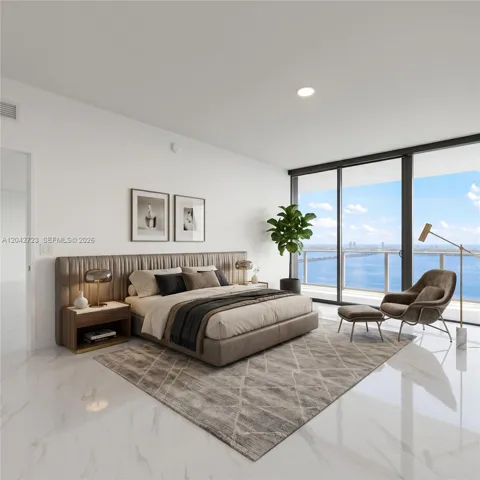 Primary Bedroom - Staged
