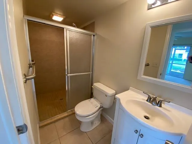 Primary bath with stall shower