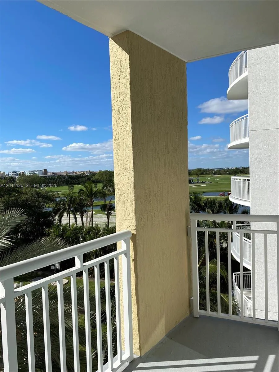 Lake and golf view from balcony