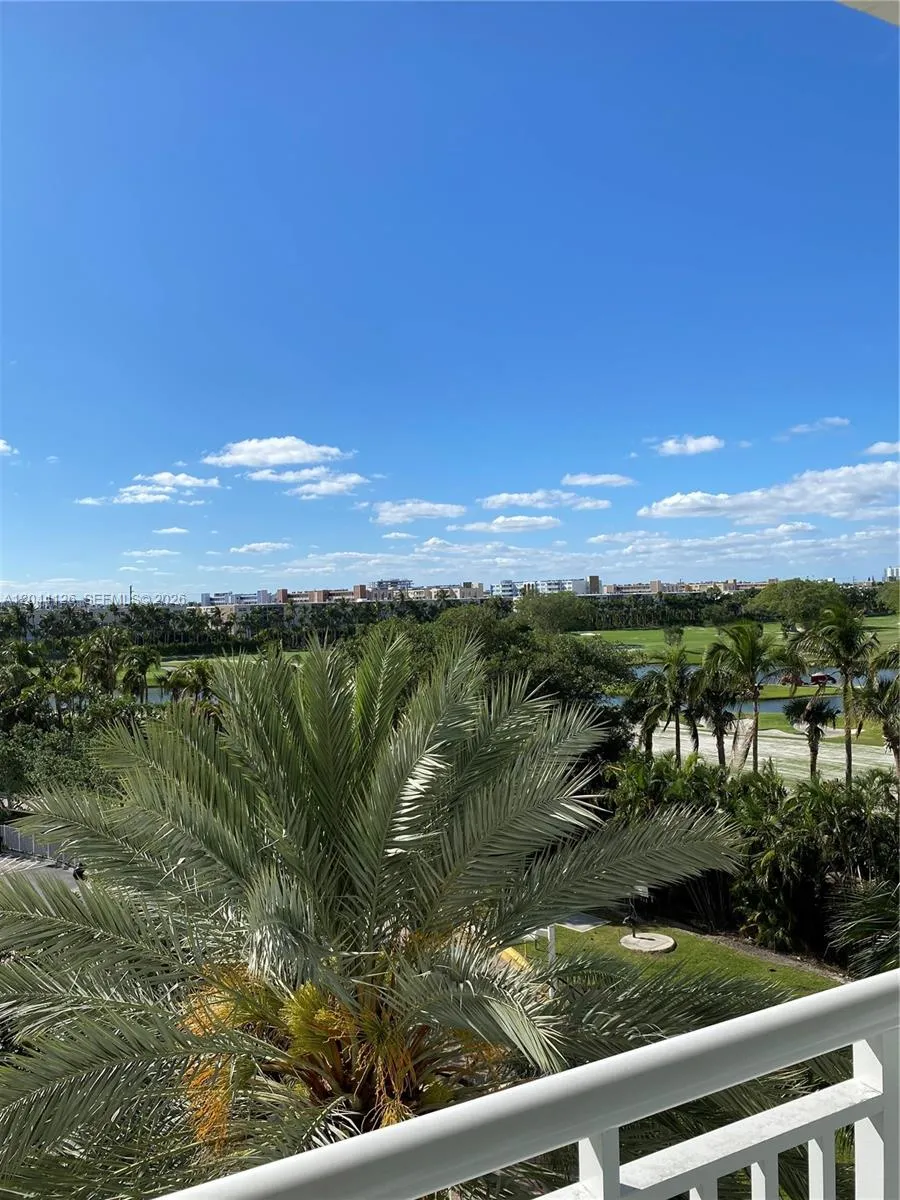 Lake and golf view from balcony
