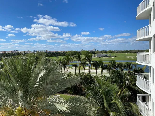 Lake and golf view from balcony