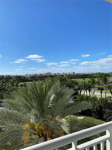 Lake and golf view from balcony