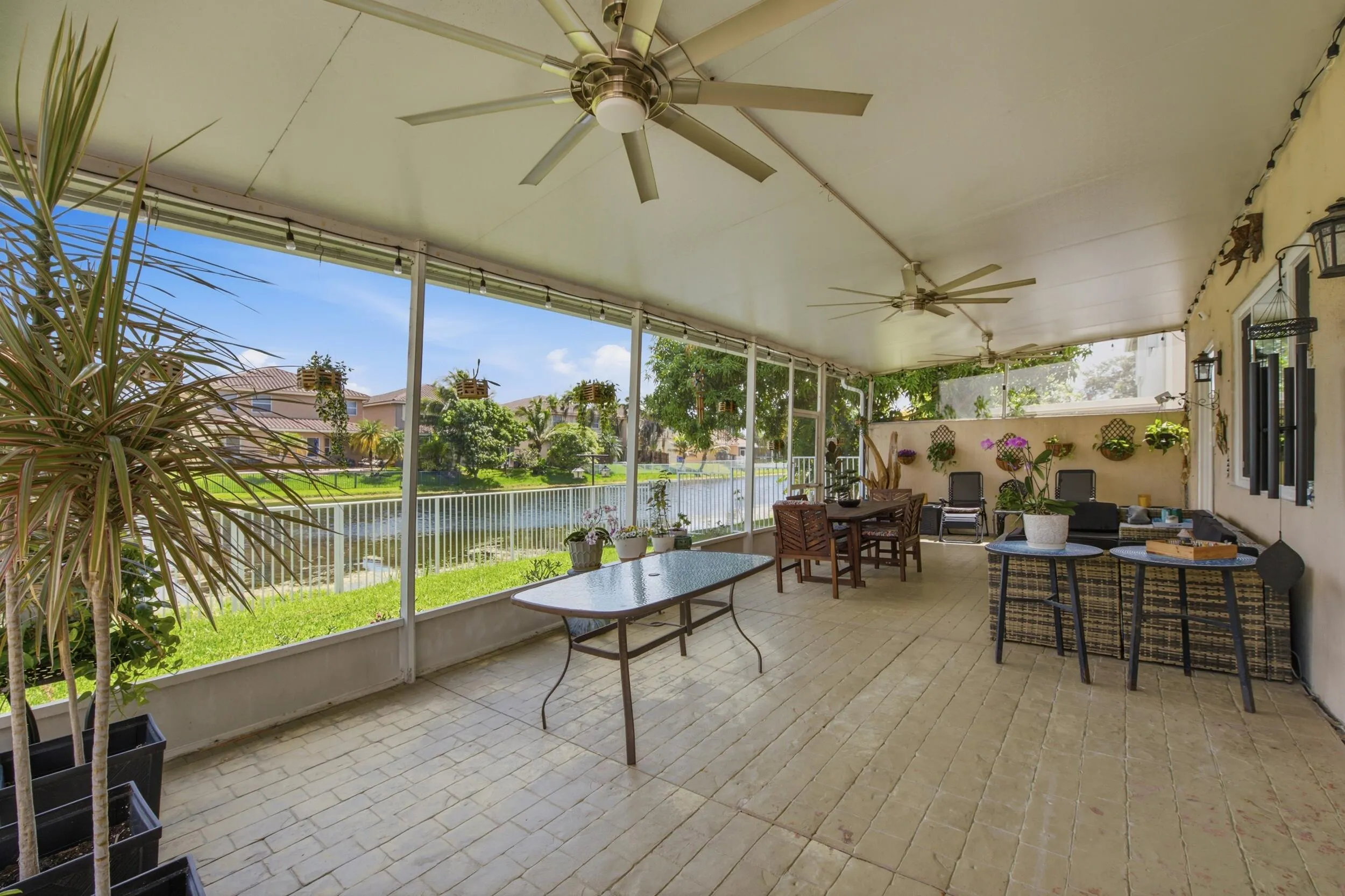 Screened porch
