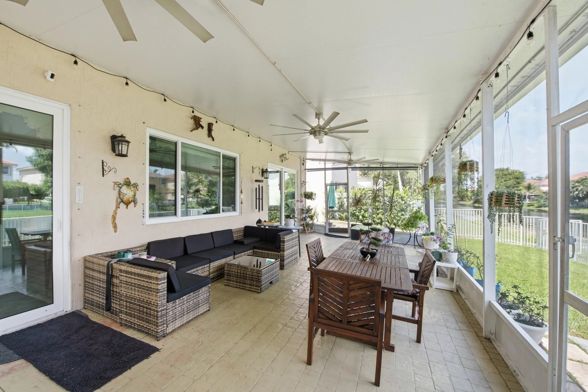 Screened porch