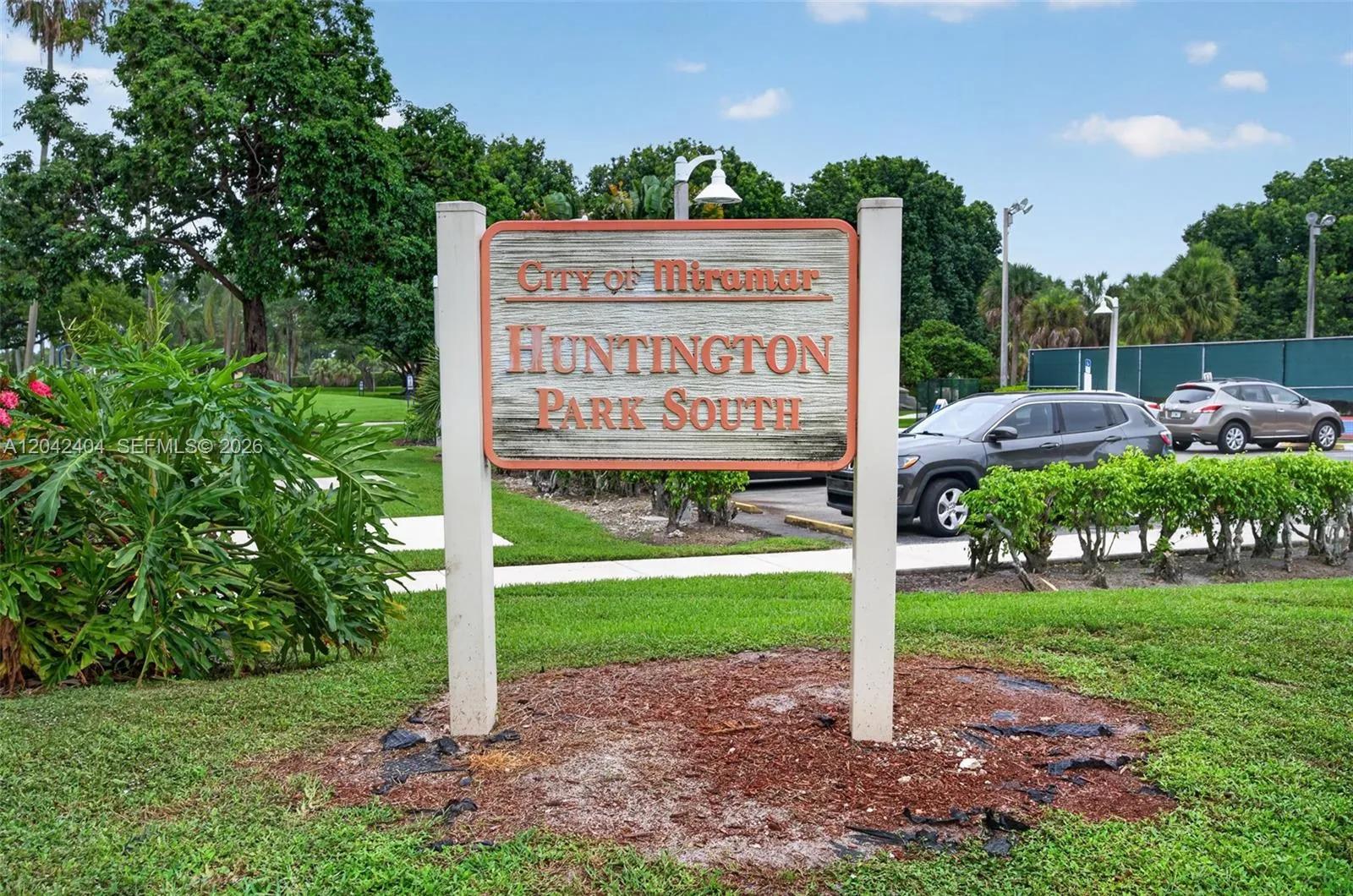 Beautiful community park is less than a mile from the home.