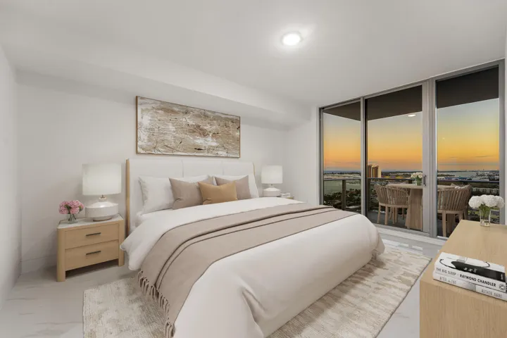 Primary - Virtually Staged; Terrace; Sunset; South (photo + staging)