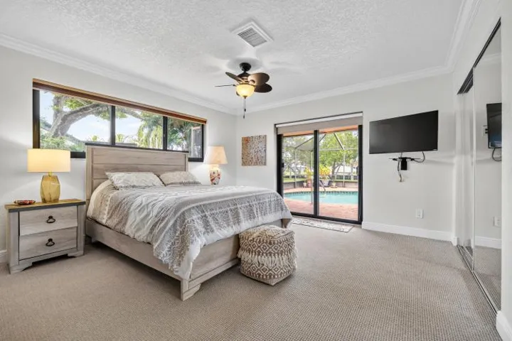 second bedroom with TV