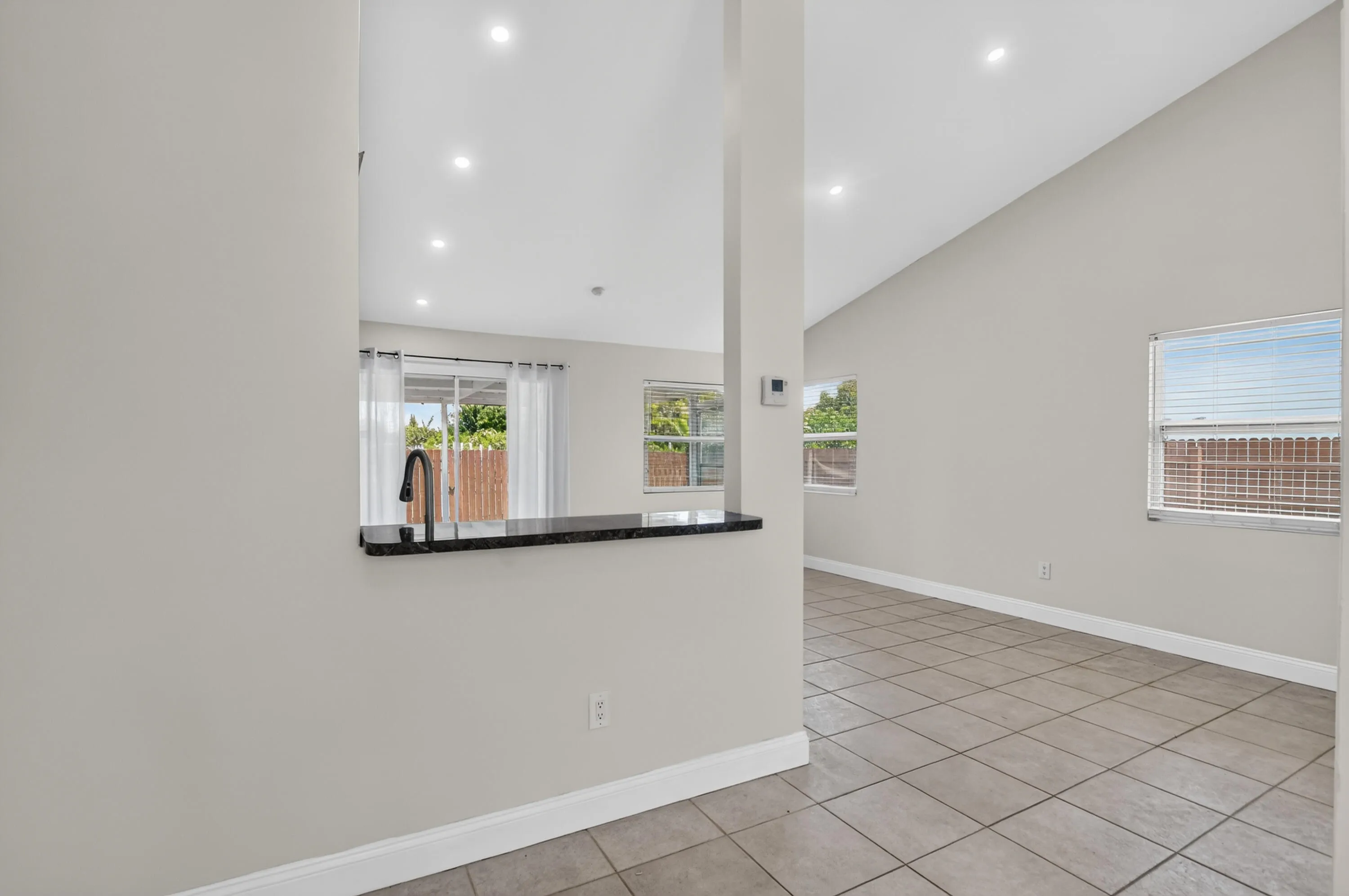 View into Kitchen