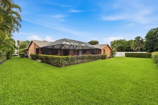 Nice big backyard