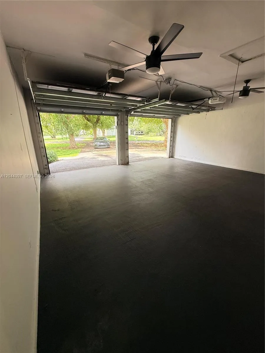 Two Car Garage with remote door opener