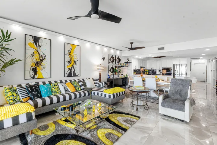 spacious living area