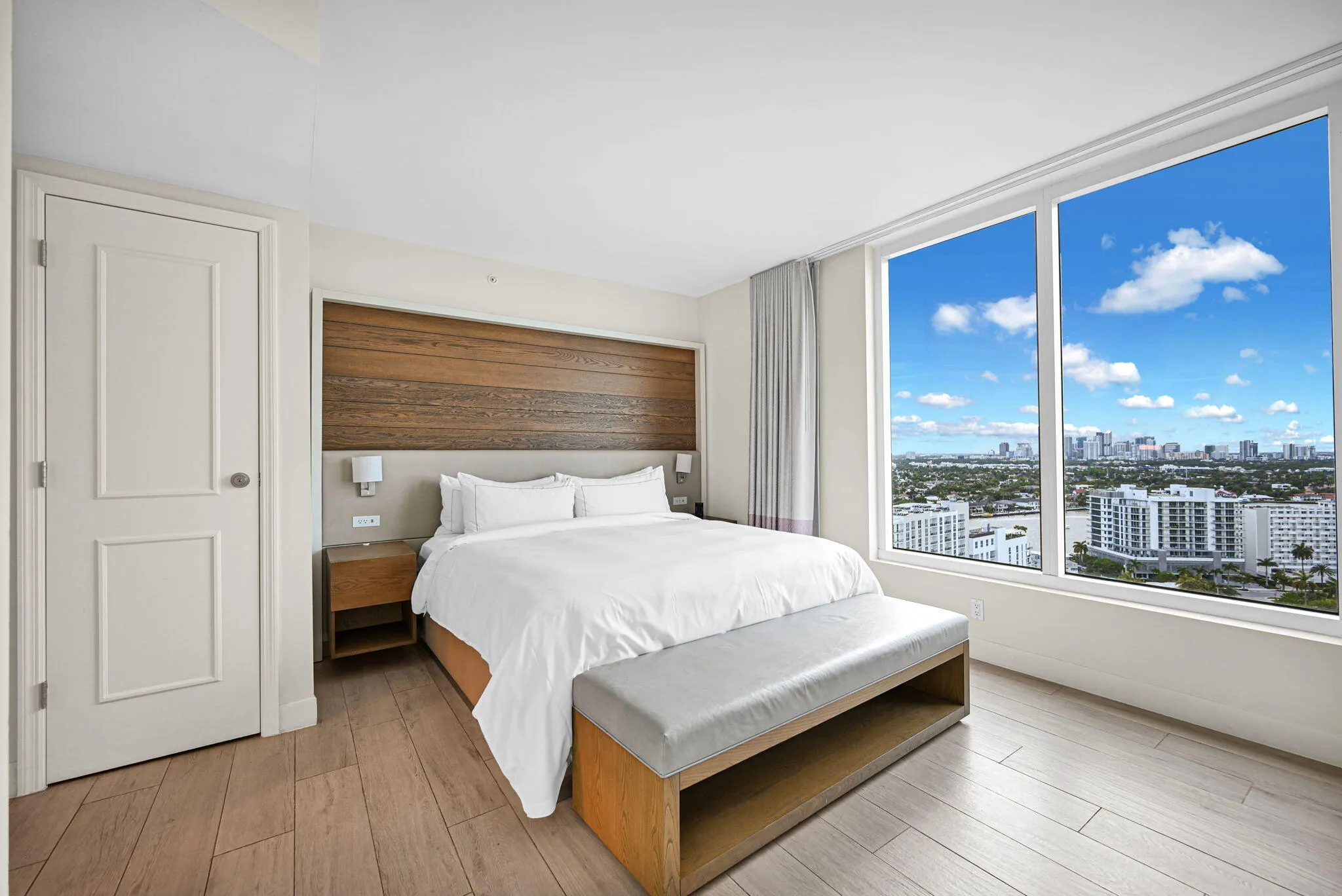 A Unit 2nd Bedroom with King Bed