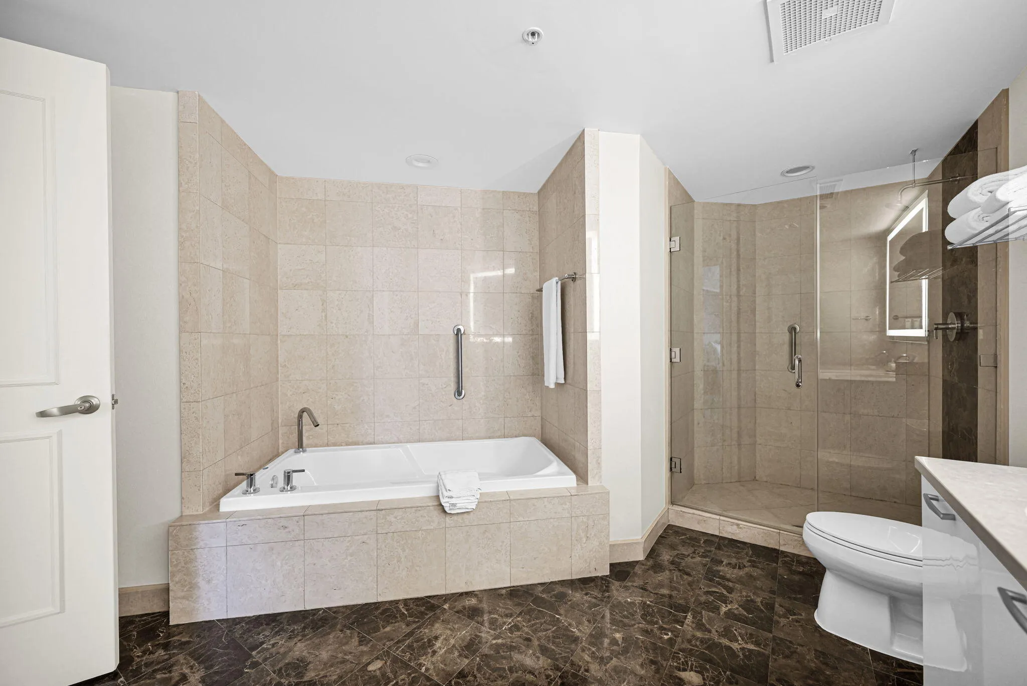 Main Bath separate Shower & Tub