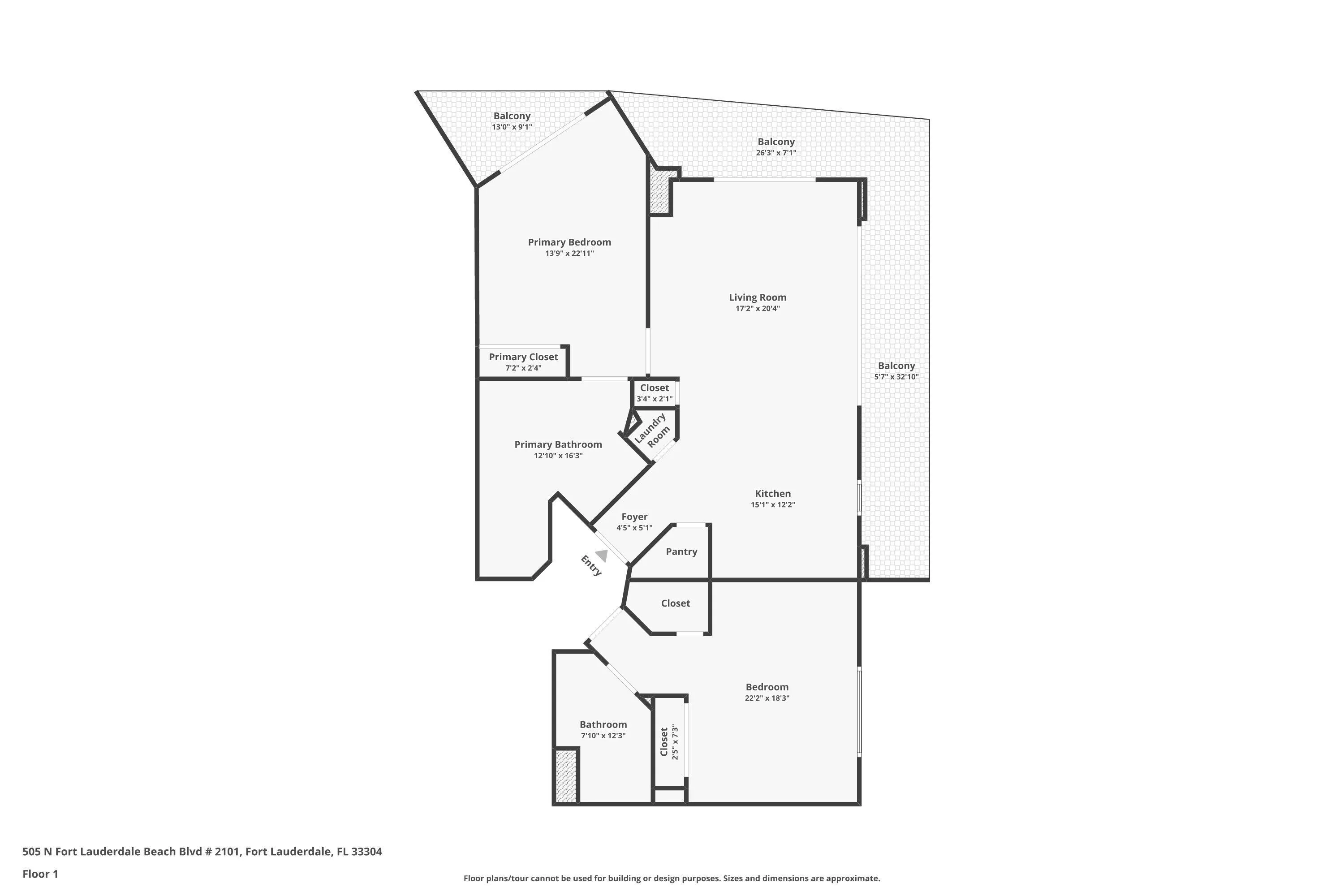 2101 & A Floor Plan Lock-out Unit
