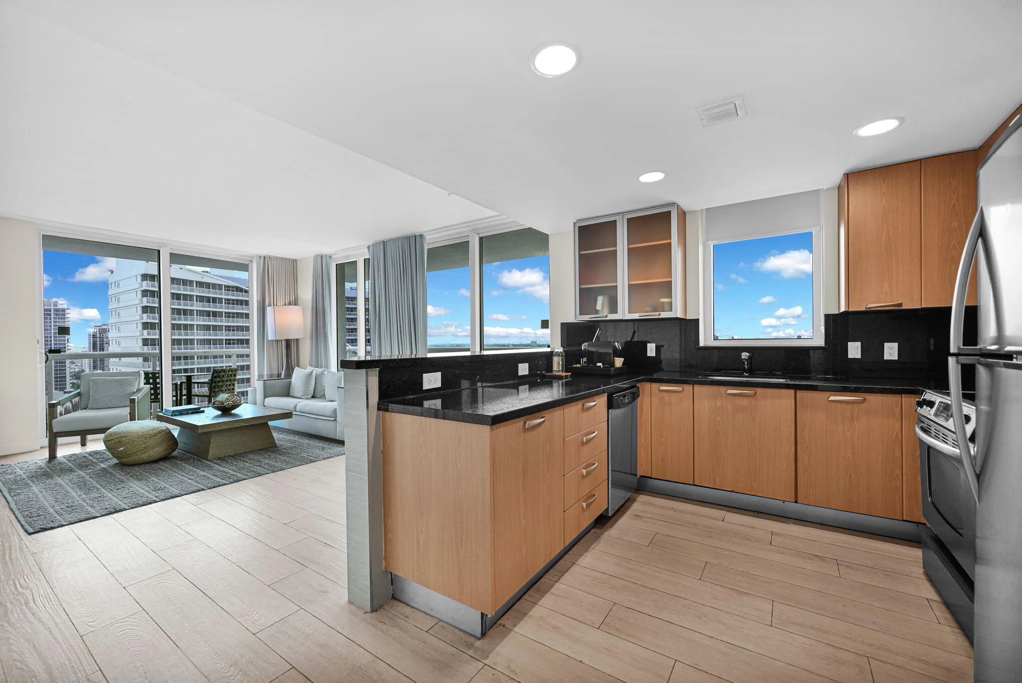 Kitchen Area open floor plan