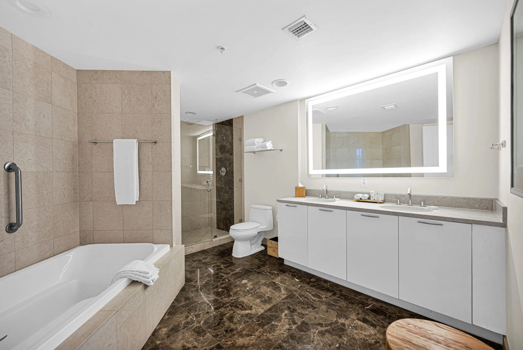Main Bath dual vanity