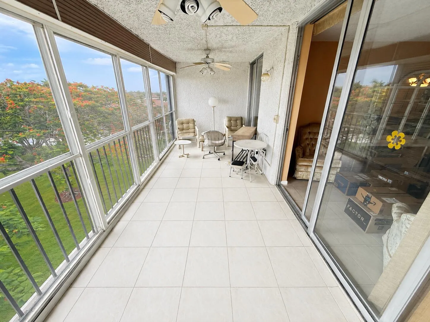 Screened patio
