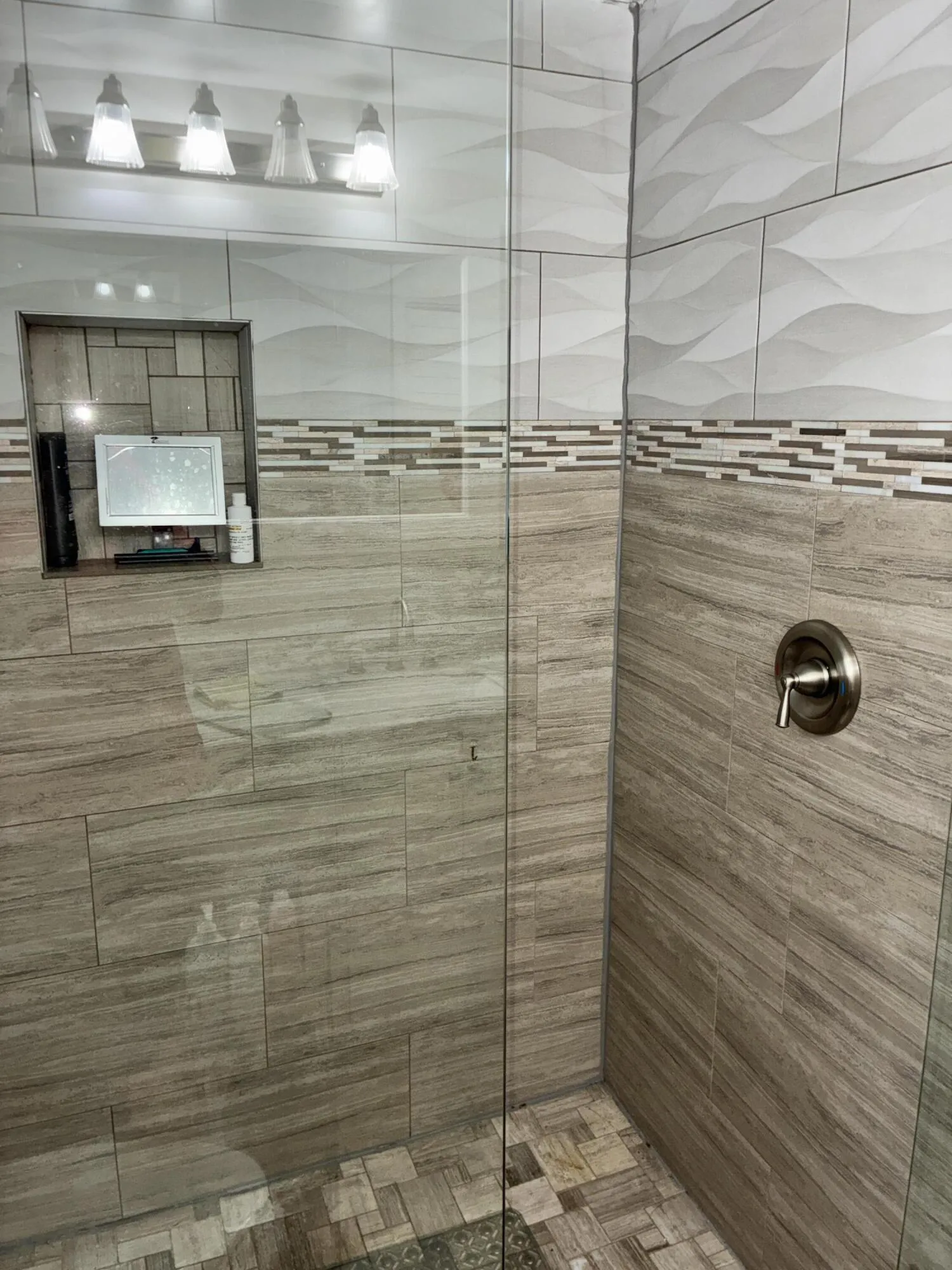 Master bedroom shower