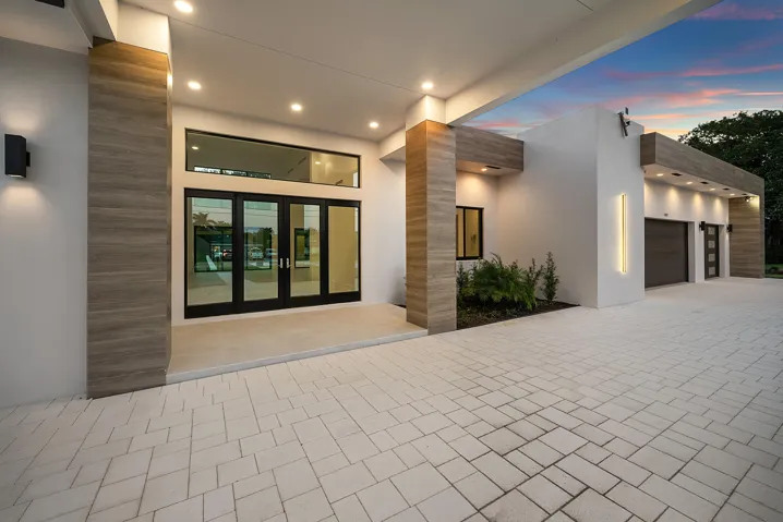 Covered front Entry
