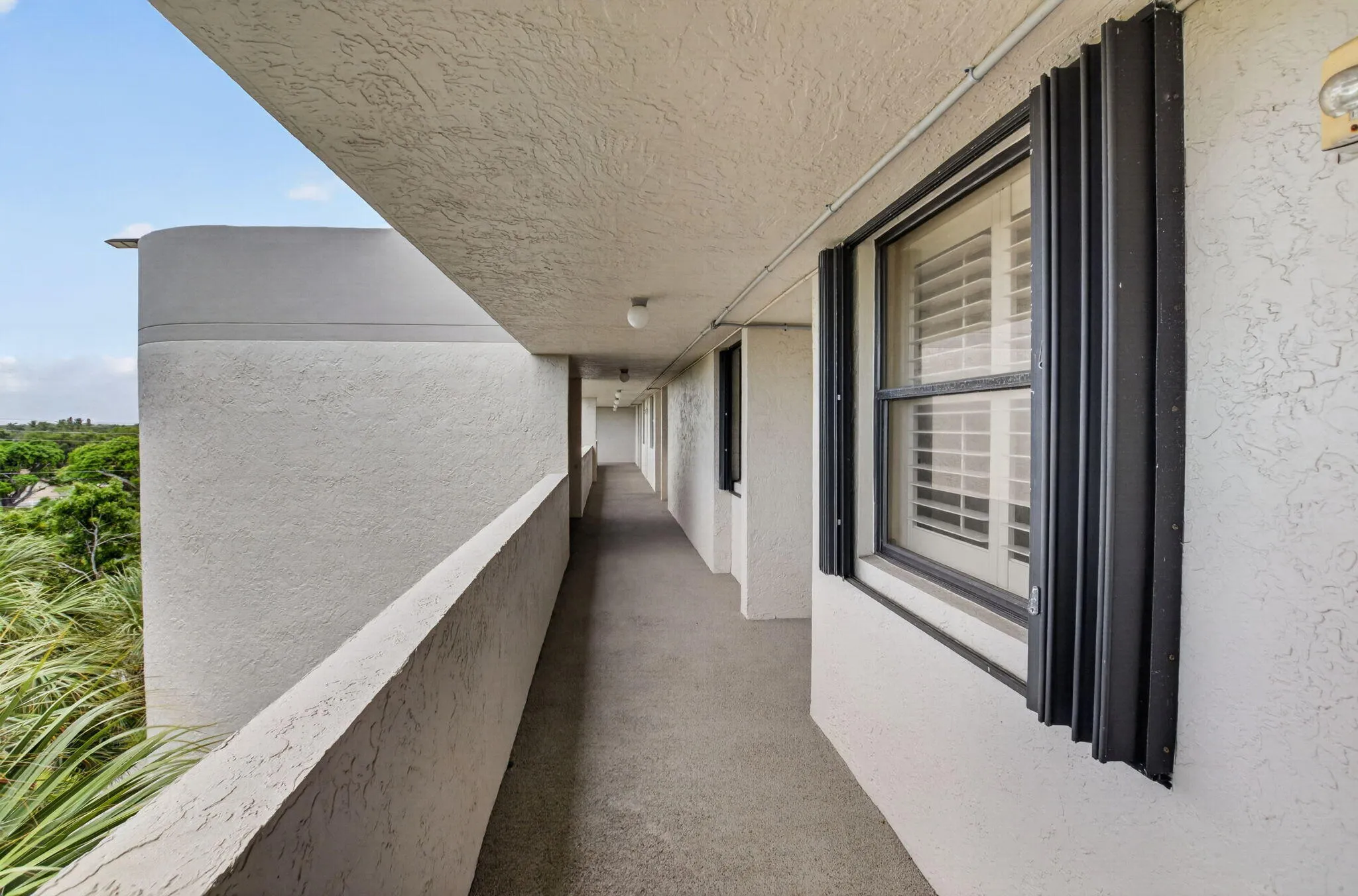 Covered Walkway to Condo