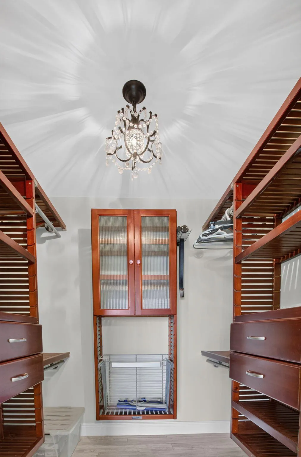 Featuring a Classy Chandelier