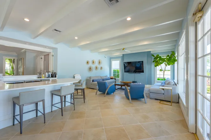 Kitchen area in clubhouse