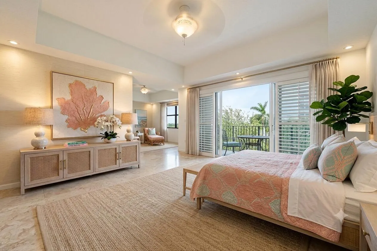 Master Bedroom Digital Staged