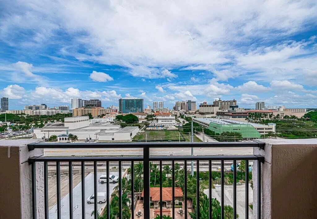 1112 Balcony View of downtown WPB