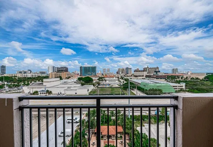 1112 Balcony View of downtown WPB