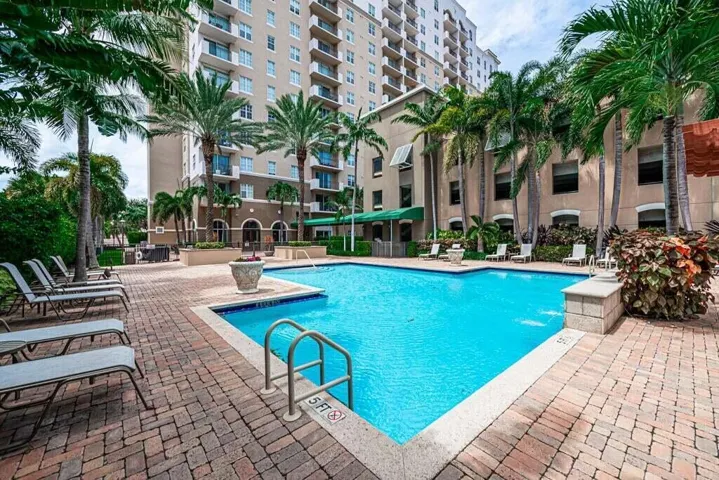 1112 Pool View of Bldg