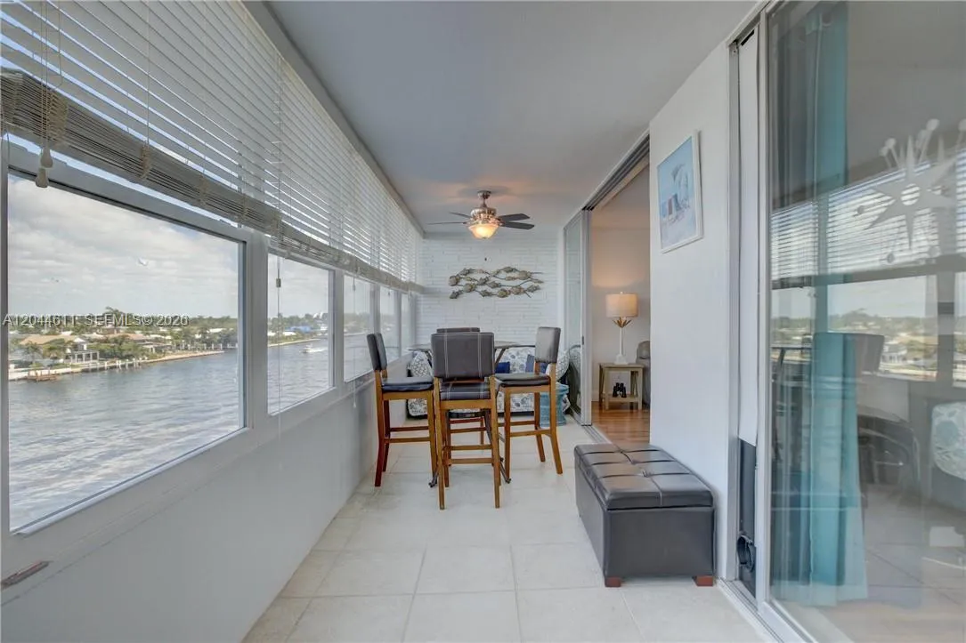 Enclosed Living Room Patio