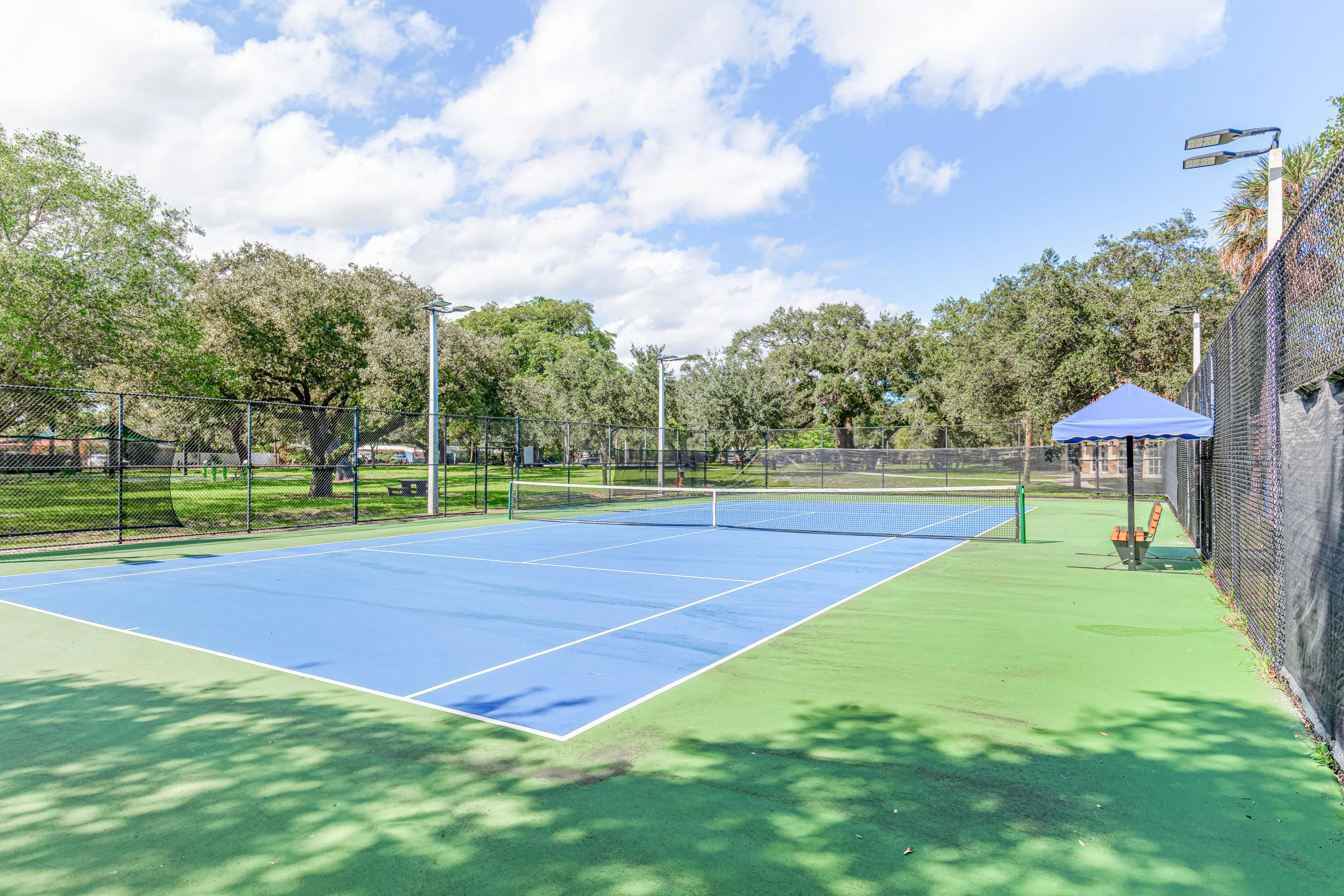 Community Tennis Courts one street away!
